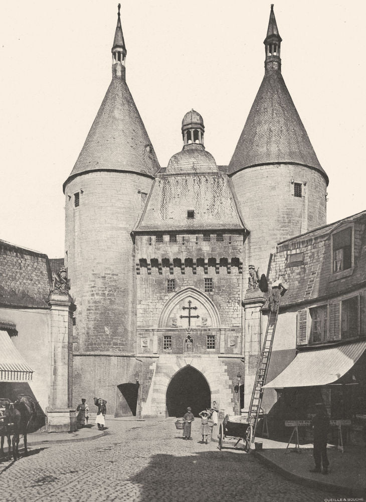 MEURTHE-ET-MOSELLE. Nancy- Porte de la Craffe 1906 old antique print picture